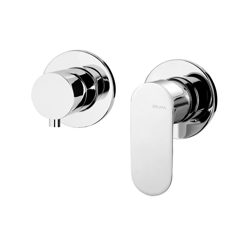 смеситель скрытого монтажа для ванны bruma coral 1941400cr chrome