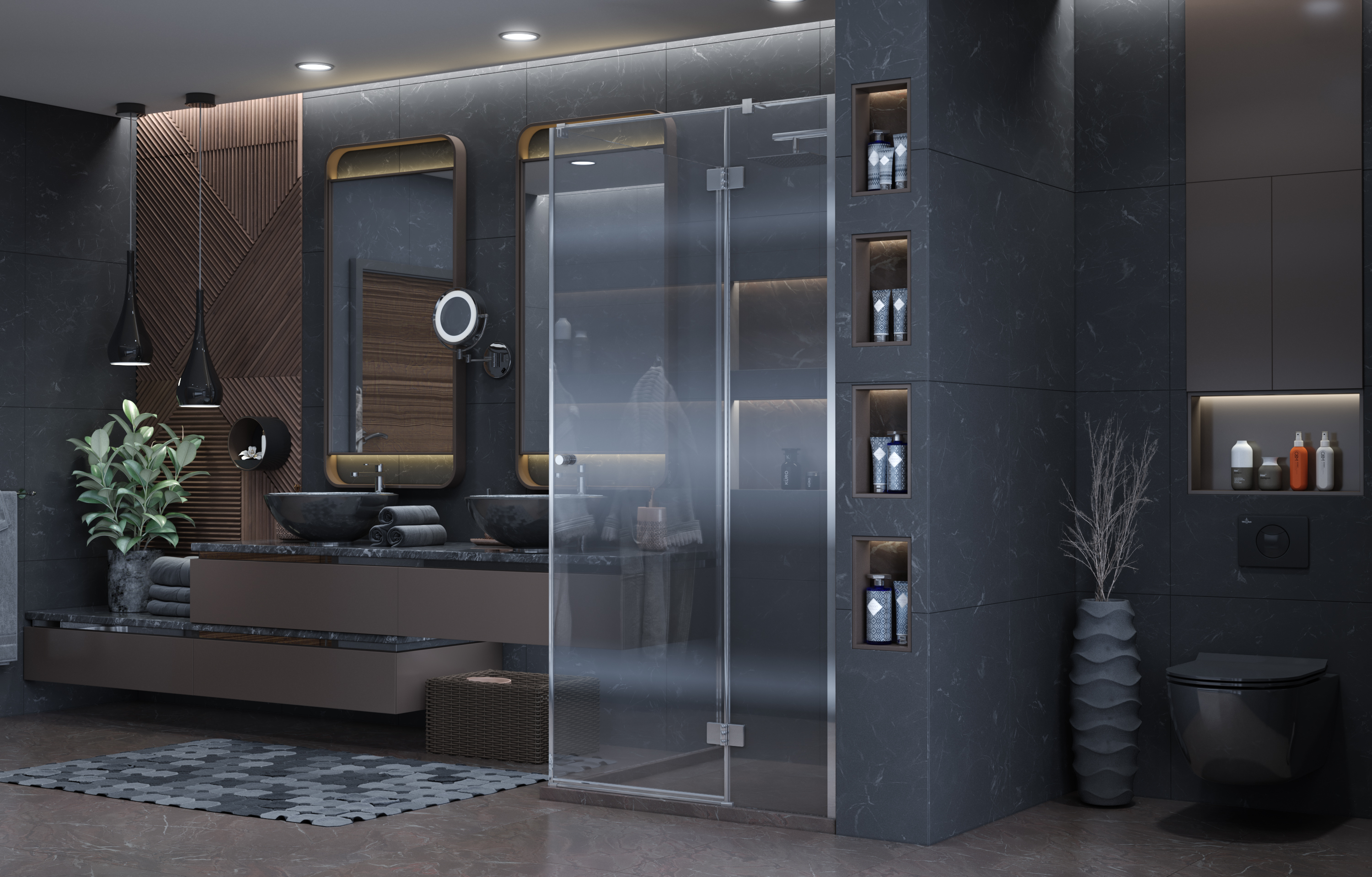 Душевой уголок Gutewetter Practic Square GK-401 75x75 (матовый хром/полистирол rain) фото 17 душевой уголок gutewetter practic square gk-401 75x75 (матовый хром/полистирол rain) фото 17