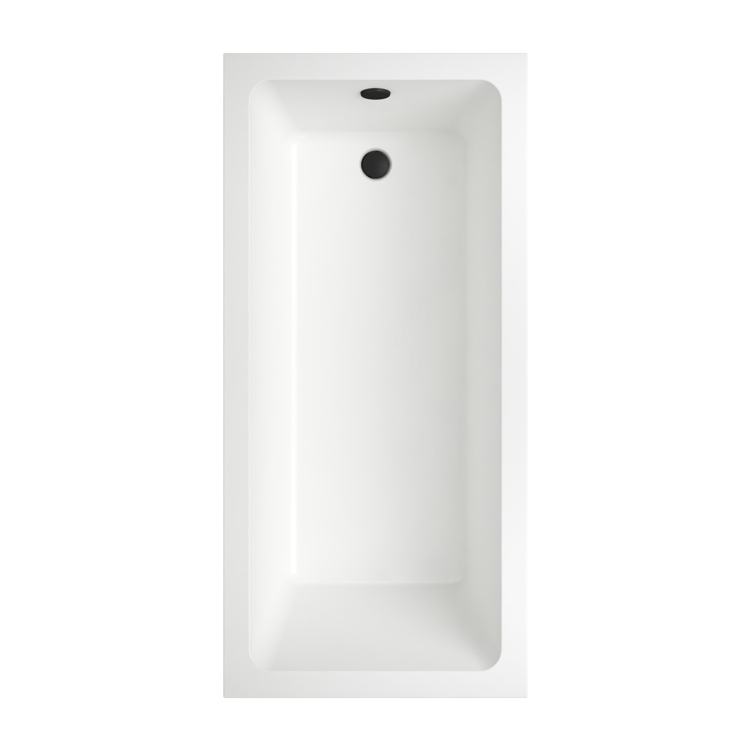 ванна акриловая wellsee freedom 150x80 белый глянец (слив-перелив черный матовый) с ножками