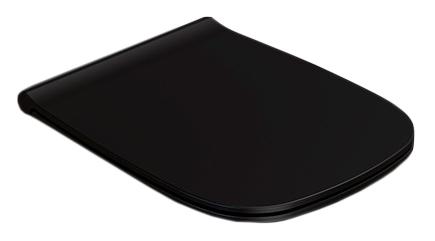 сиденье для унитаза globo genesis gn020ar с системой soft close черный матовый