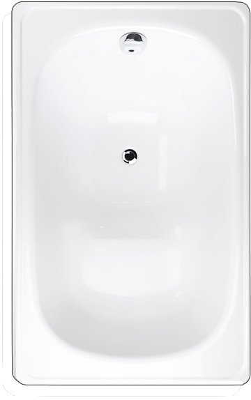 ванна стальная smavit cassia mini terma 105x70 со штамповкой под сиденье