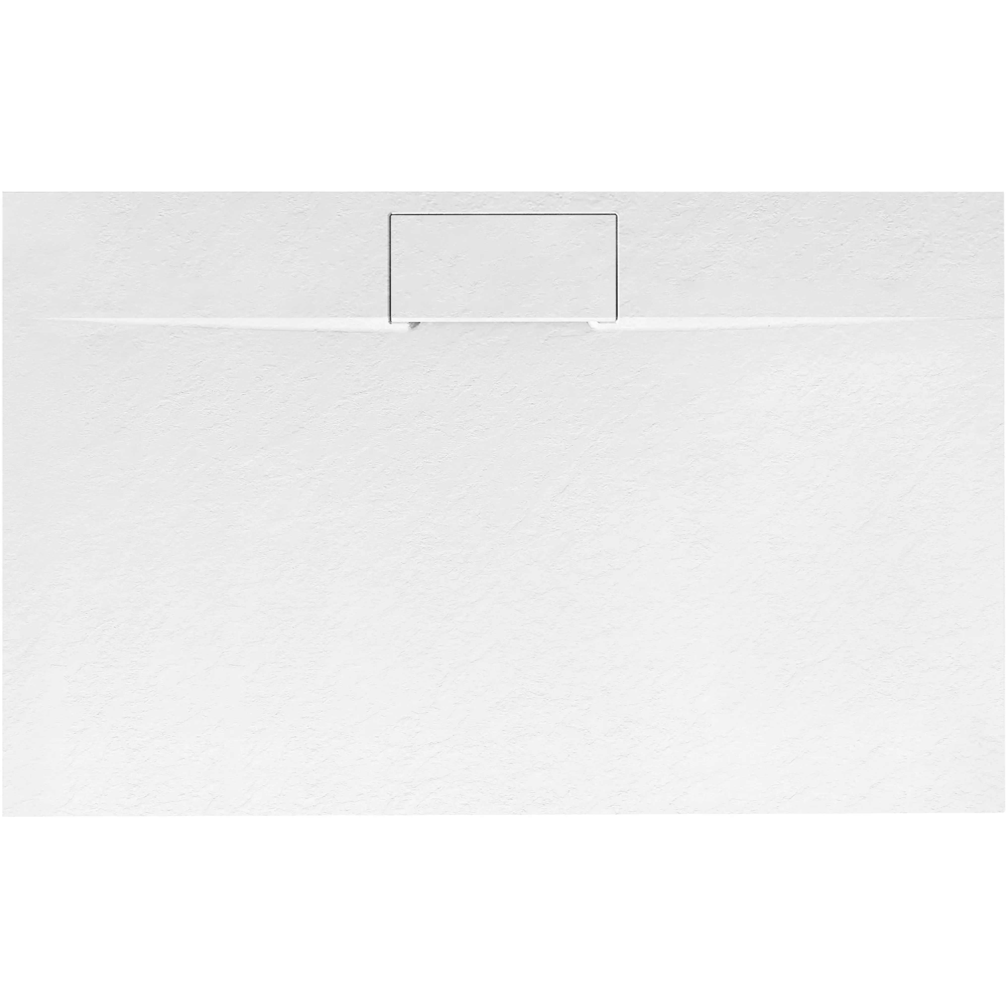 душевой поддон rea bazalt long white 100x80 белый