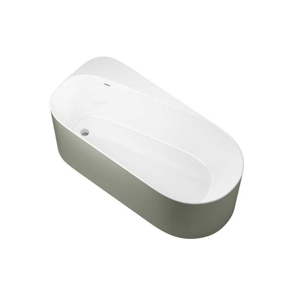 ванна акриловая allen brau priority 1 2.31001.21/cgm 170x80 белый матовый/серый цемент