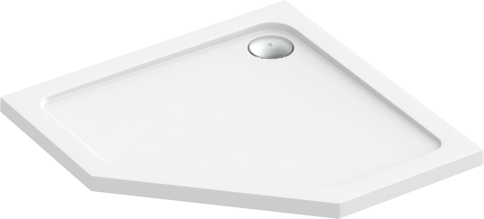 душевой поддон gooddoor пента new 90х90 белый