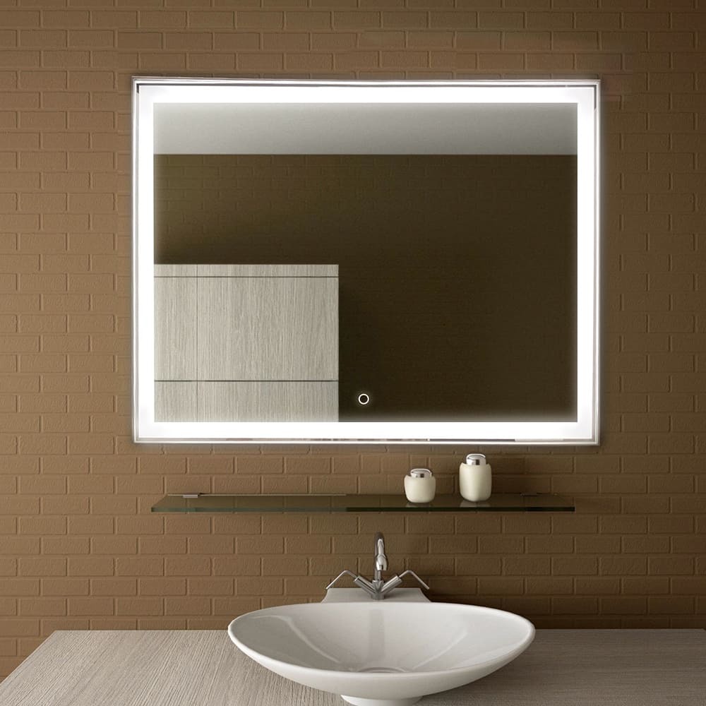 зеркало континент aralia led 120x70 с подсветкой и сенсорным управлением
