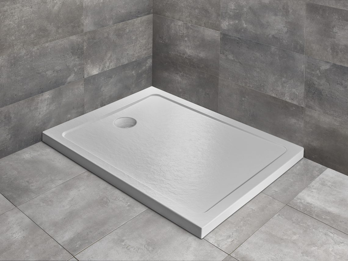душевой поддон radaway doros f 150x80 stone white