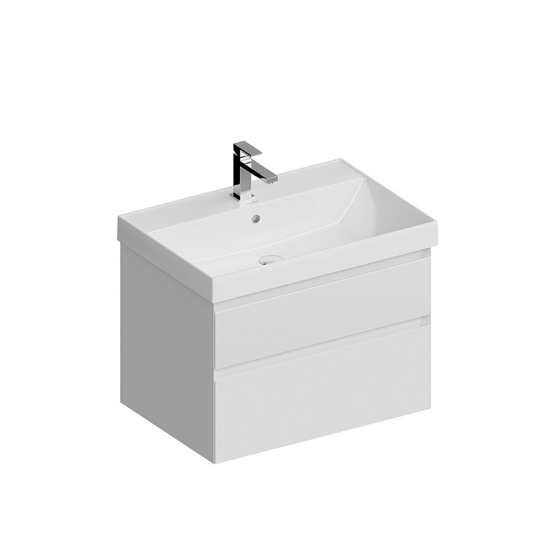 тумба под умывальник kerama marazzi cubo 80 cub.80.2\wht.m белый матовый