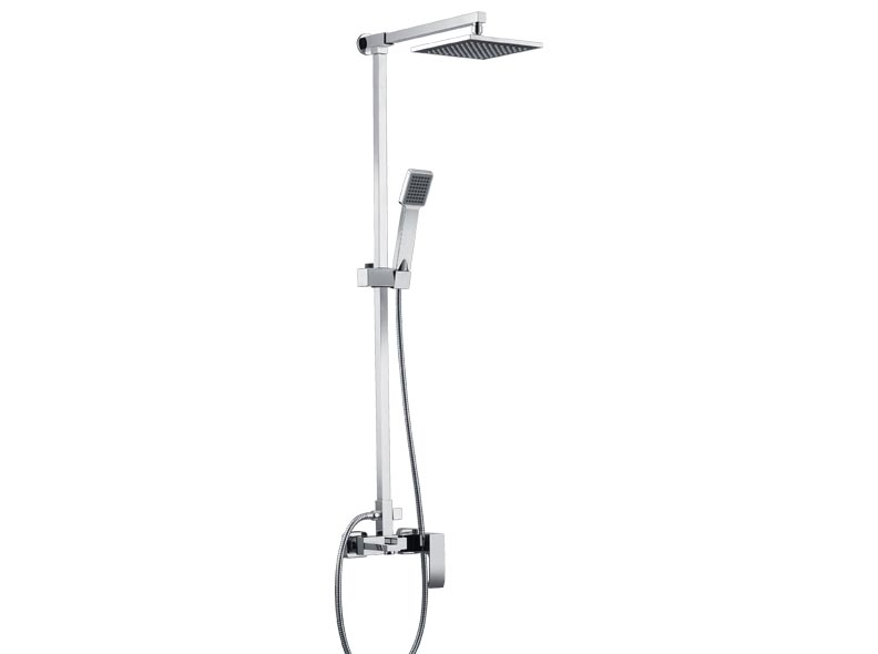 душевая стойка ahti rauma rm403101 с изливом, хром