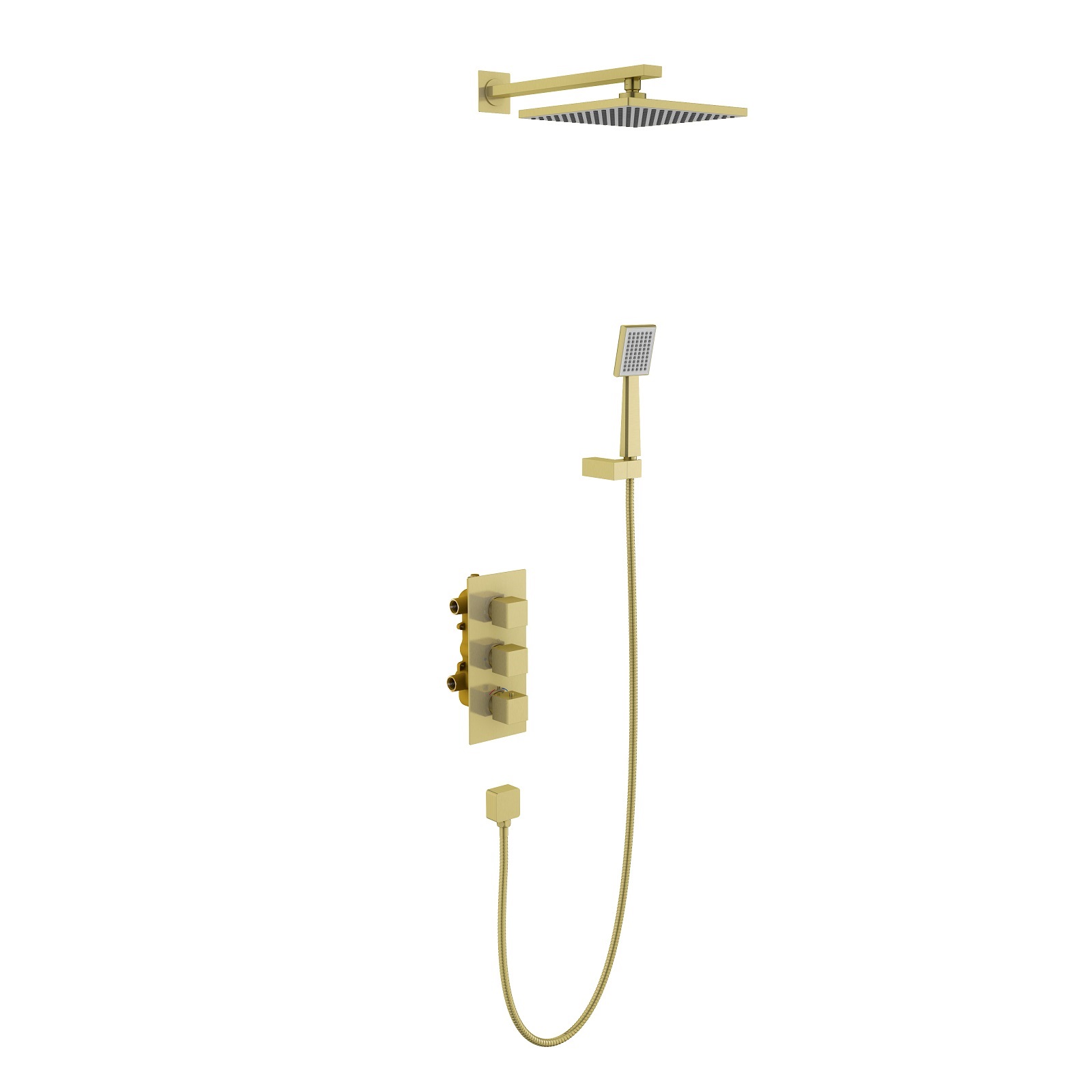 душевая система скрытого монтажа timo tetra-thermo sx-0179/17sm золото матовое