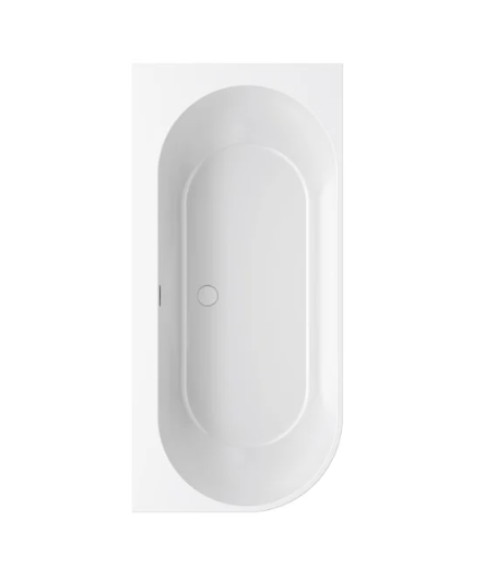 ванна акриловая ravak freedom corner r 170x80 слив-перелив белый