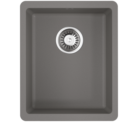 кухонная мойкa omoikiri kata 34-u-gr artgranit/leningrad grey