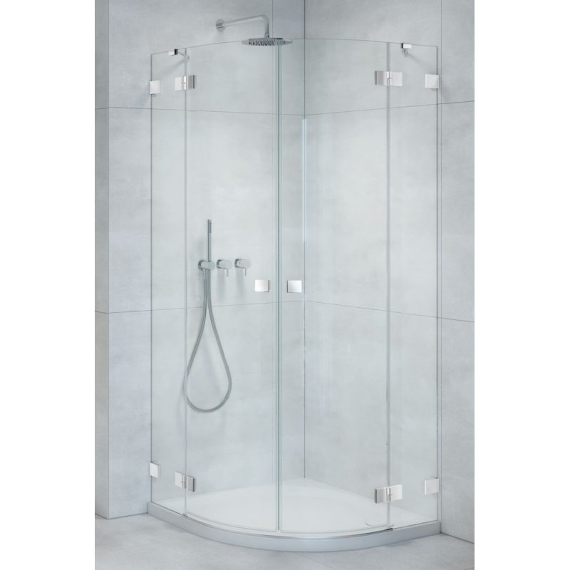 душевой уголок radaway essenza pro pdd 90x90 прозрачное/хром