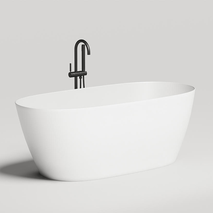 ванна из литого мрамора salini sofia light 165x75 s-sense белая