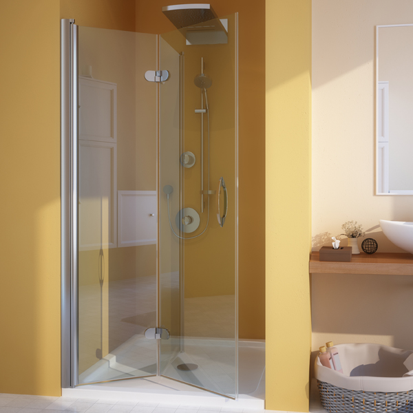 душевая дверь gutewetter lux door gk-102a 85 (позолота)