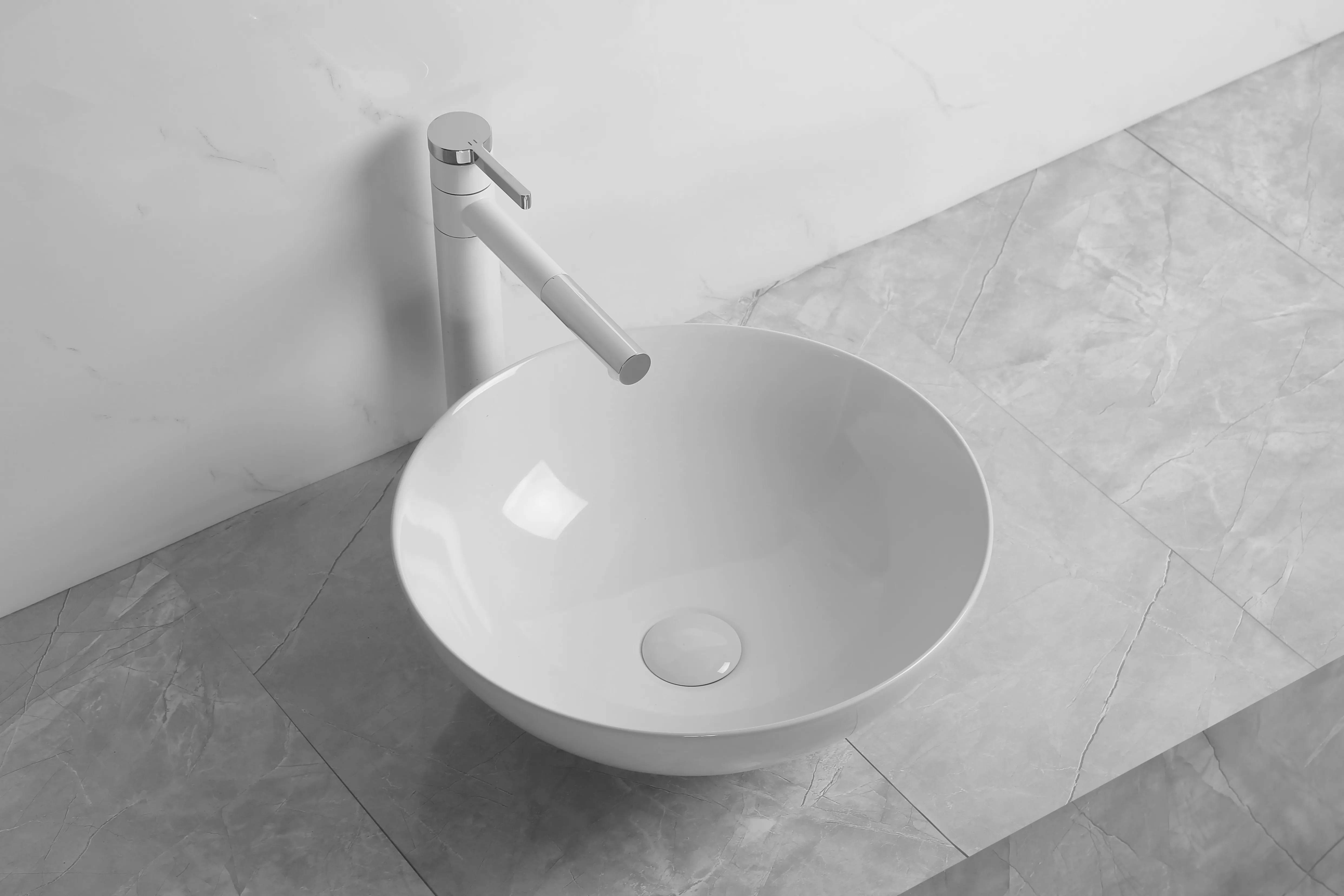 умывальник накладной cerutti spa cr3301gw 40x40 белый