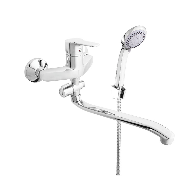 смеситель для ванны rubineta uno-12/g n2gd01 хром