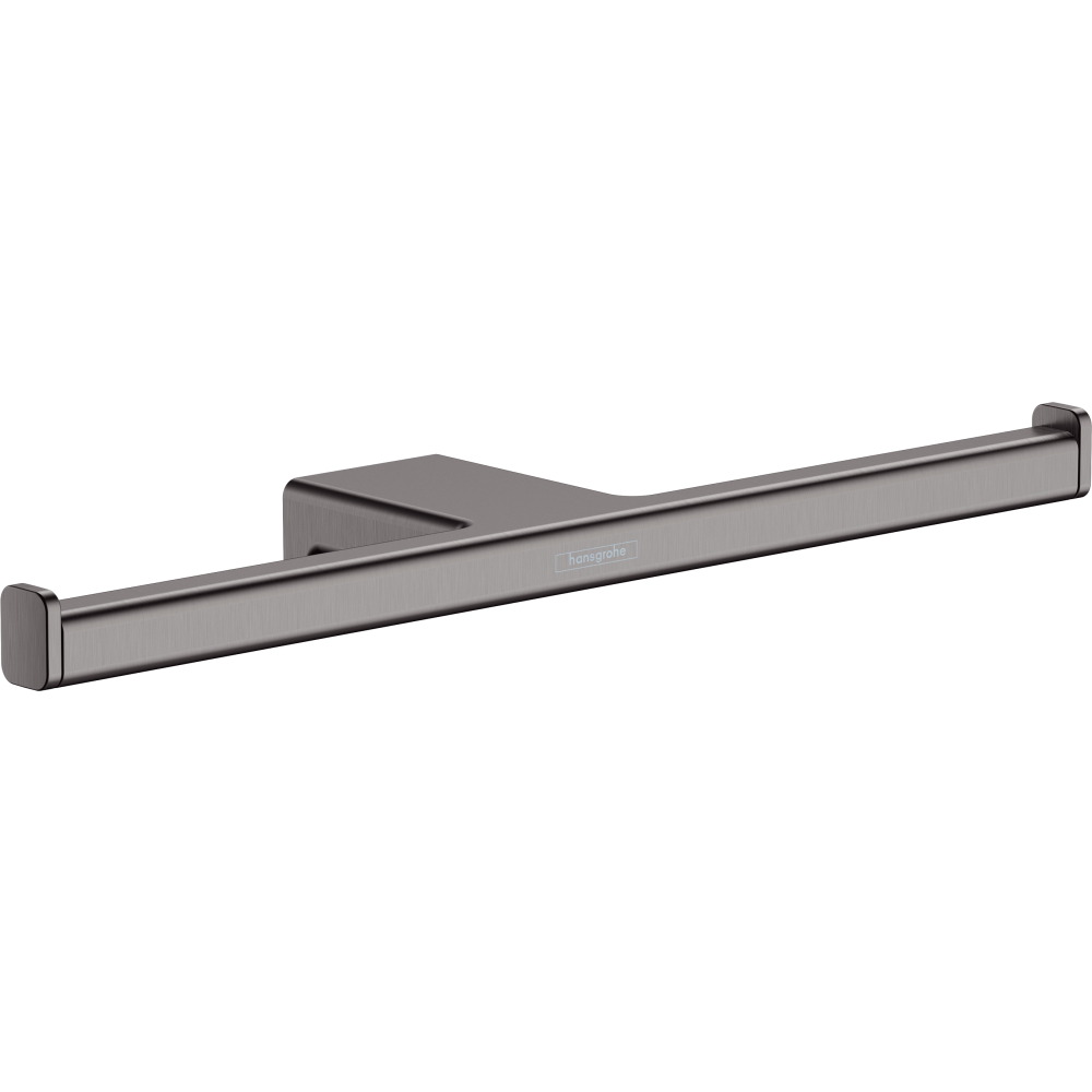 держатель туалетной бумаги hansgrohe addstoris 41748340 шлифованный черный хром