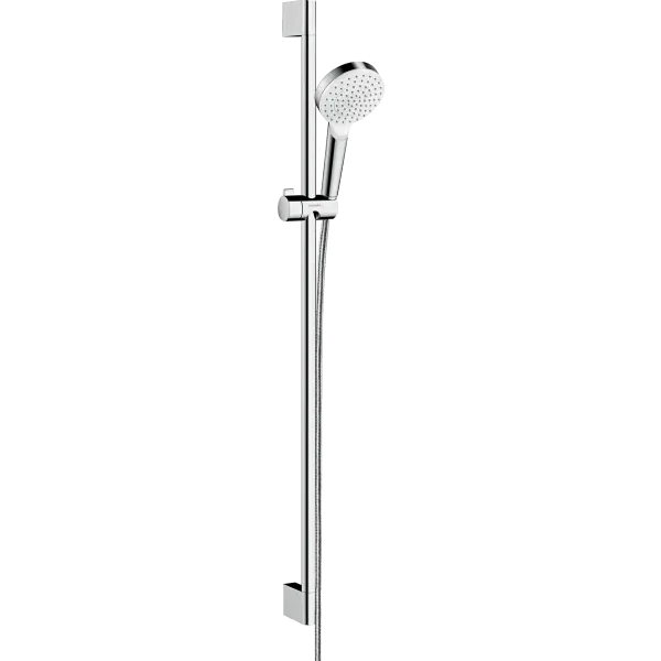душевой гарнитур hansgrohe crometta 100 1jet 26537400 белый/хром