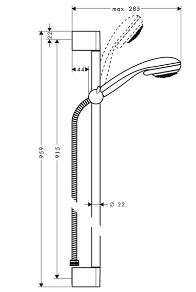 Гигиенический душ Hansgrohe Team Compact 96907000 фото 3 гигиенический душ hansgrohe team compact 96907000 фото 3