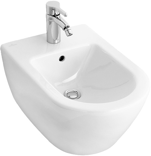 биде подвесное villeroy & boch subway 2.0 5400 00 01