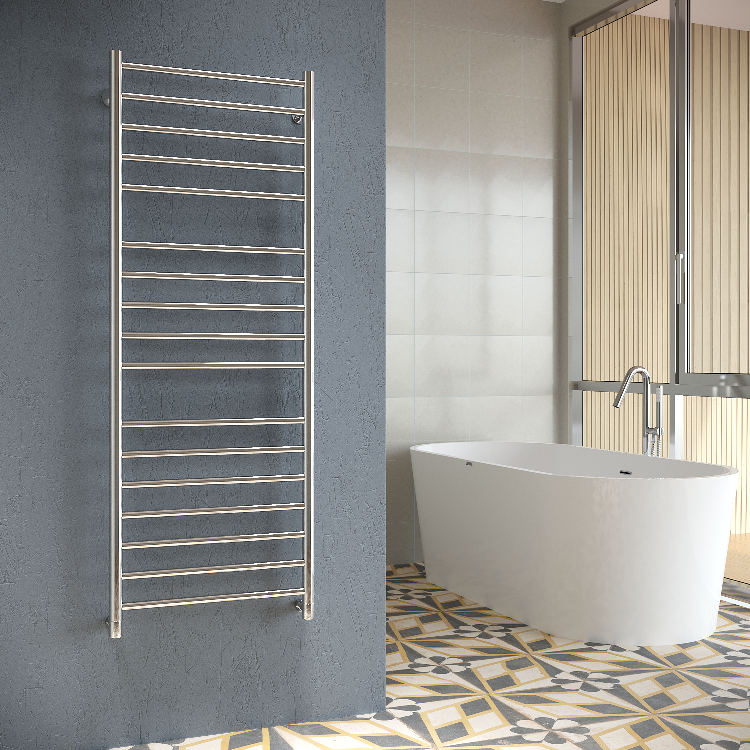 полотенцесушитель водяной stinox toscana luxe 50x140