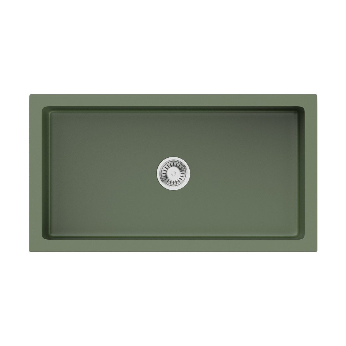 кухонная мойка omoikiri mikura 83-ol 4997082 84x46 оливковый