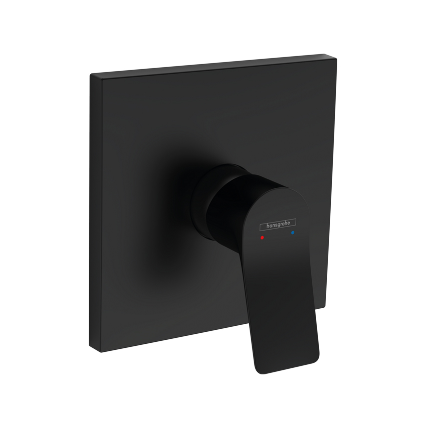 смеситель скрытого монтажа для душа hansgrohe vivenis 75615670 черный матовый