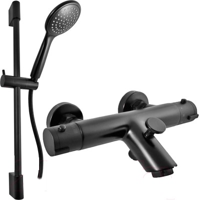 смеситель для ванны rav-slezak trm54.5-1cm черный
