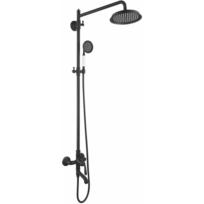 душевая стойка rose r0236h черный