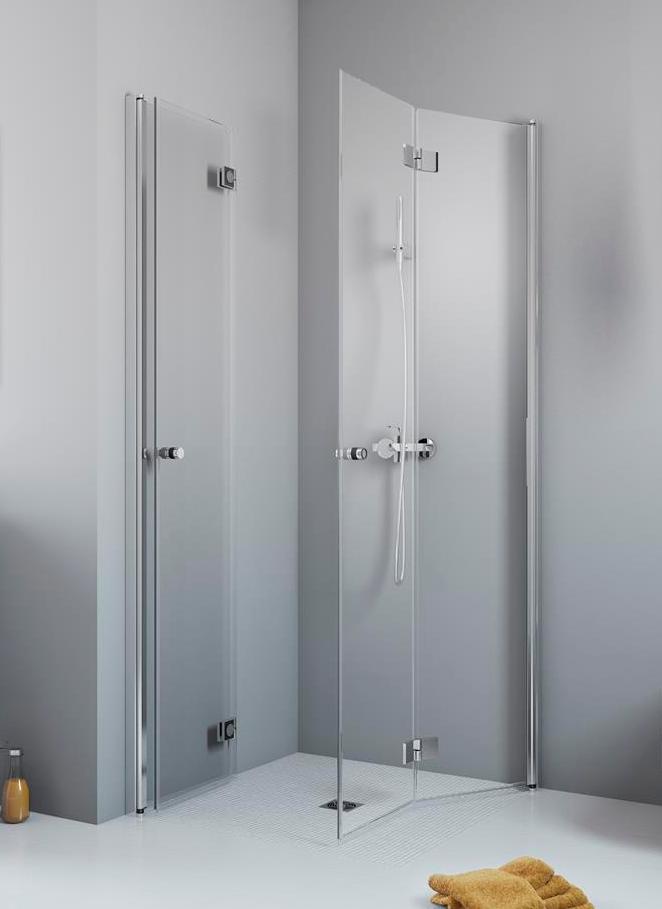 душевой уголок radaway essenza kdd-b 80x80 прозрачное/хром