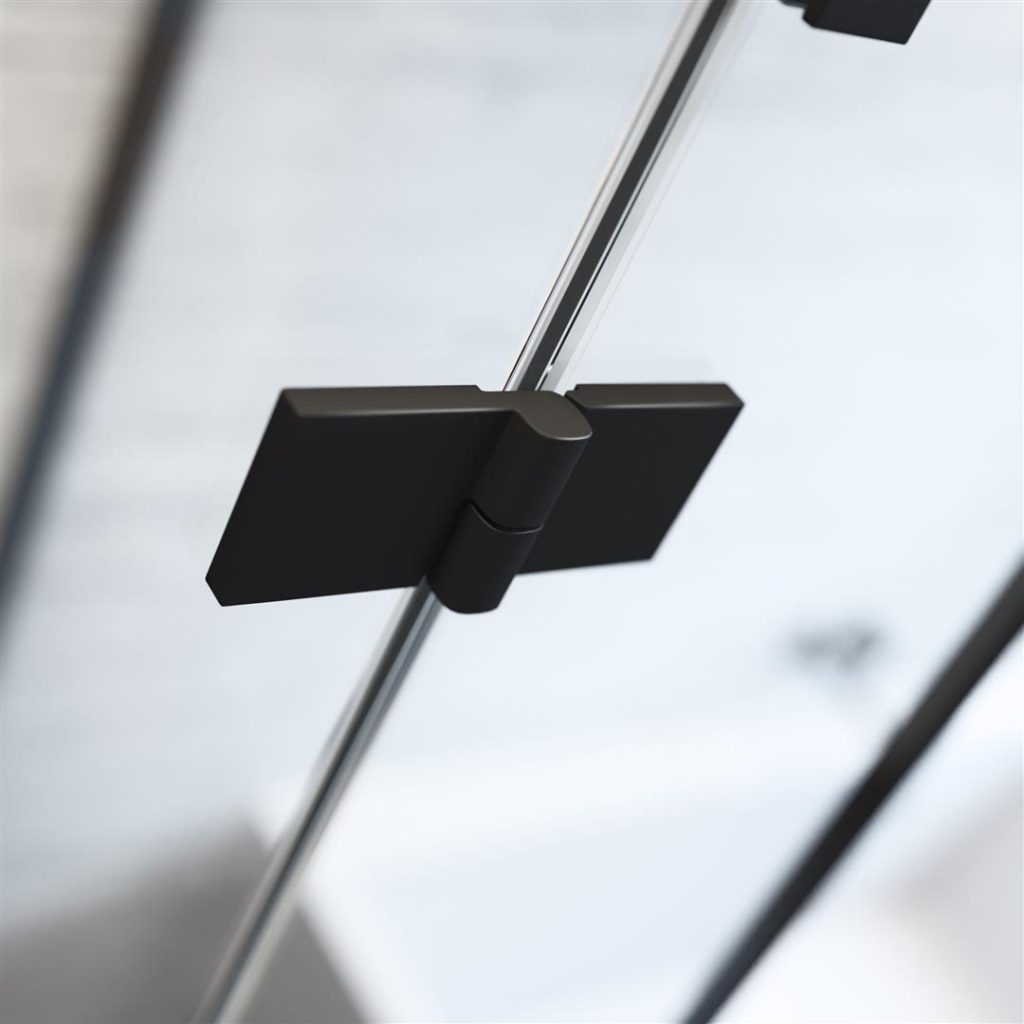 шторка на ванну radaway essenza black pnd ii 100r (прозрачное)