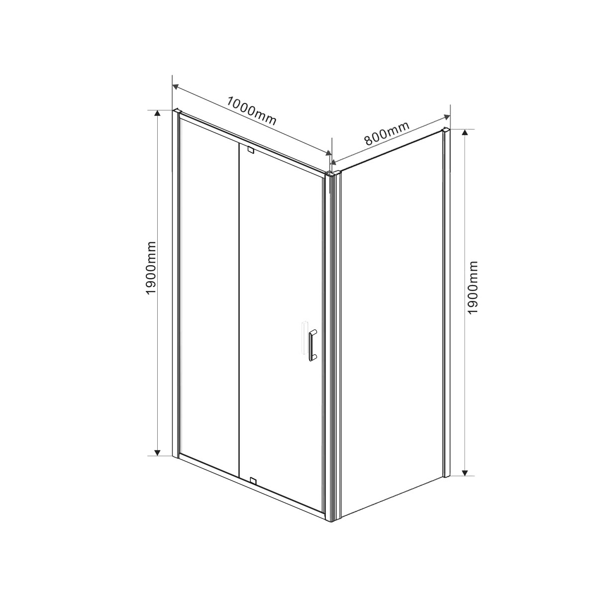 Душевой уголок Gutewetter Practic Rectan GK-403 110x80 (матовый хром/полистирол rain) фото 8 душевой уголок gutewetter practic rectan gk-403 110x80 (матовый хром/полистирол rain) фото 8