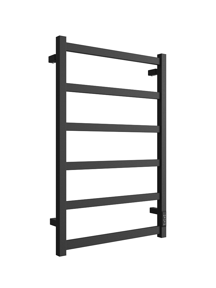полотенцесушитель электрический luxon j flat 80/50 черный матовый