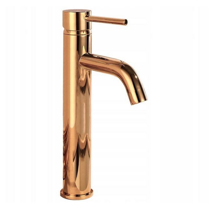 смеситель для умывальника rea lungo rose gold rea-b6321 розовое золото