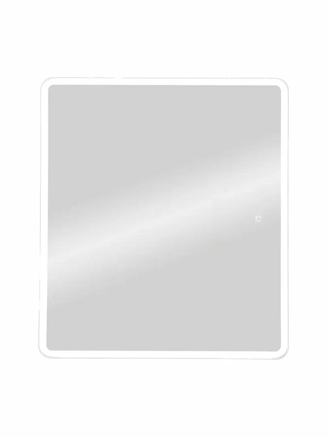 шкаф с зеркалом континент emotion led 70x80 с led-подсветкой, белый
