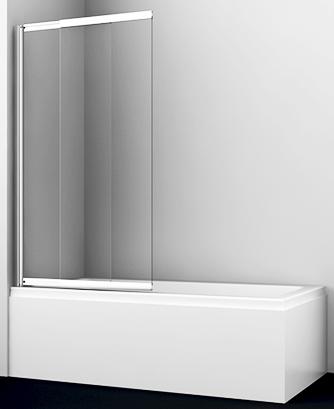 шторка на ванну wasserkraft main 41s02-80 80x140