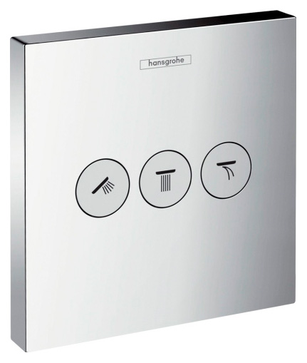 переключатель потоков hansgrohe showerselect trio/quattro 15764000