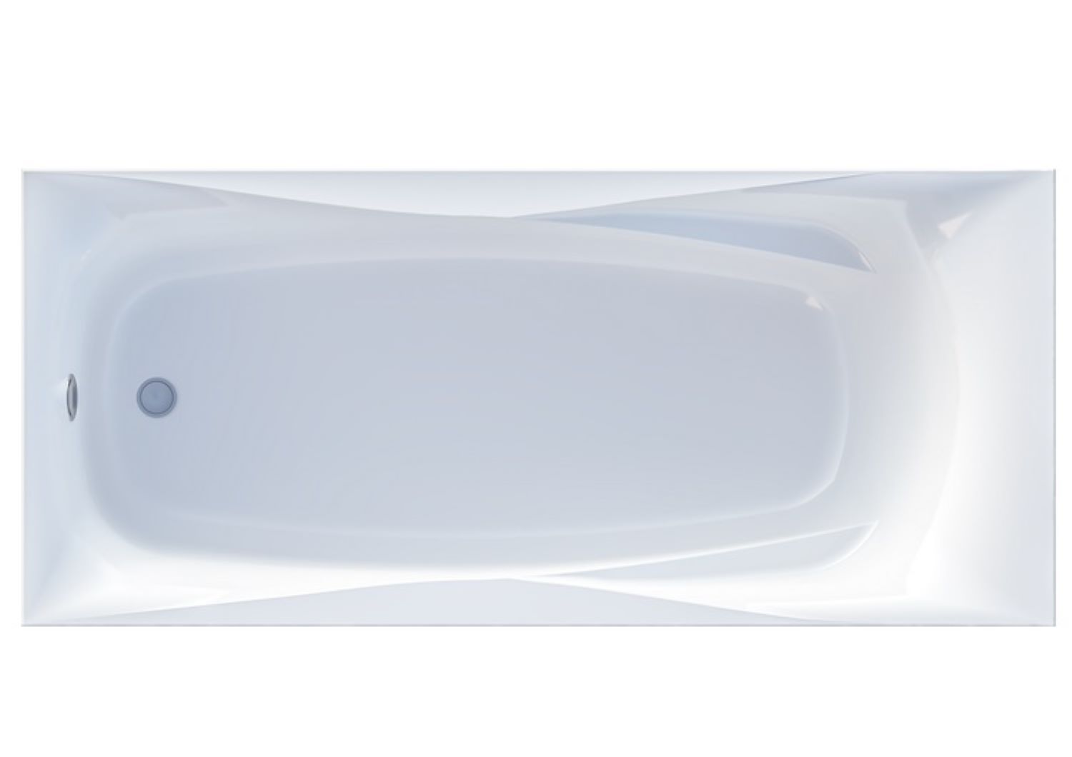 ванна из искусственного камня astra-form вега люкс 180x80 белый глянец