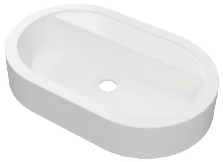 умывальник накладной aquastone aqs 9 c 55x35 белый матовый