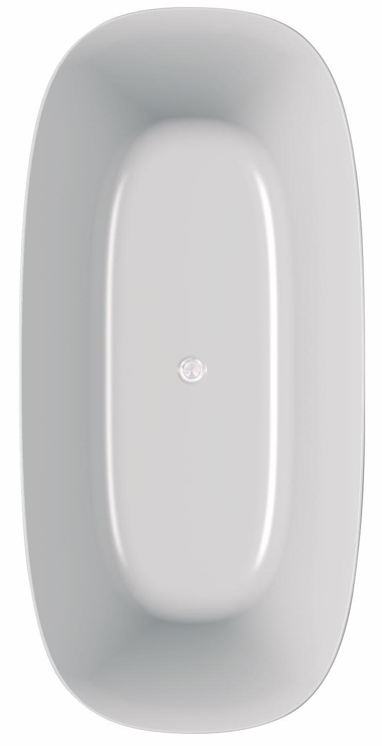 ванна из искусственного камня kolpa-san blanche fs 180x85 белая