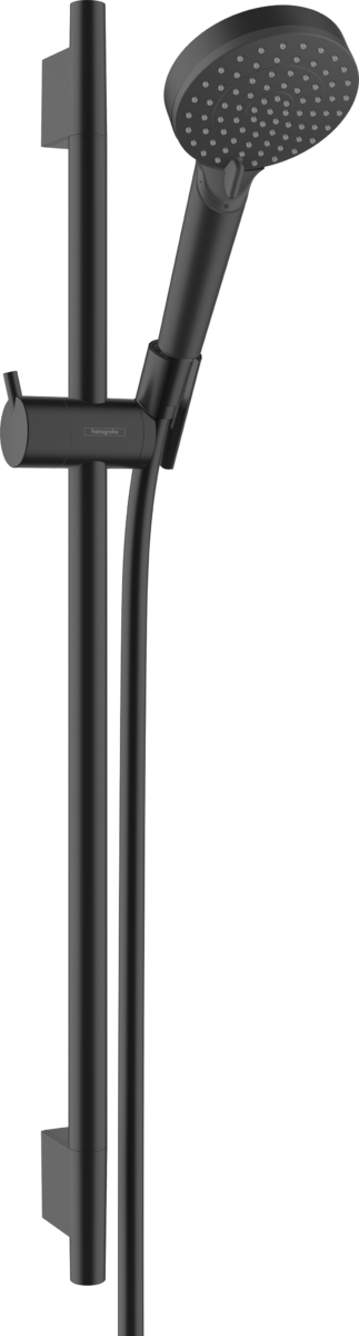 душевой набор hansgrohe vernis blend 26422670 vario со штангой 65 см матовый черный