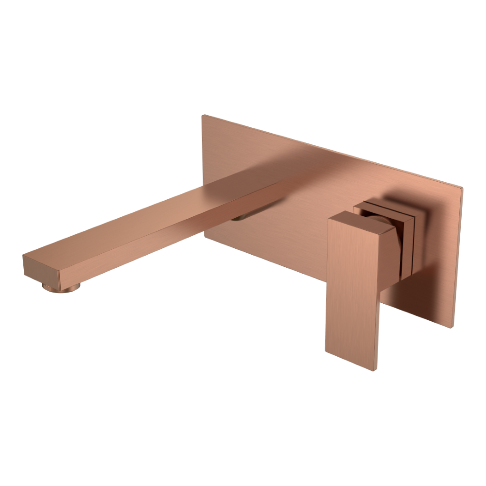 смеситель для умывальника высокий boheme qubic 475-cb copper brushed, брашированная медь