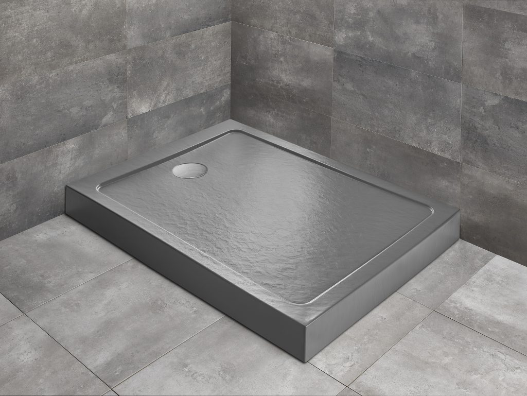 душевой поддон radaway doros f compact 140x90 stone anthracite