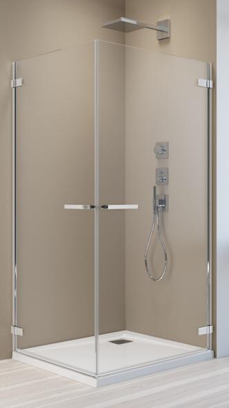 душевой уголок radaway arta kdd i 80x80 прозрачное/хром
