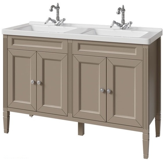 тумба напольная caprigo albion concept 125 34020-sf04 коричневый матовый