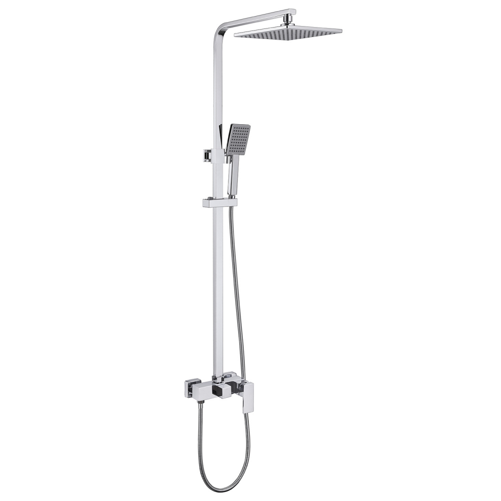душевая стойка abber daheim af8220 хром