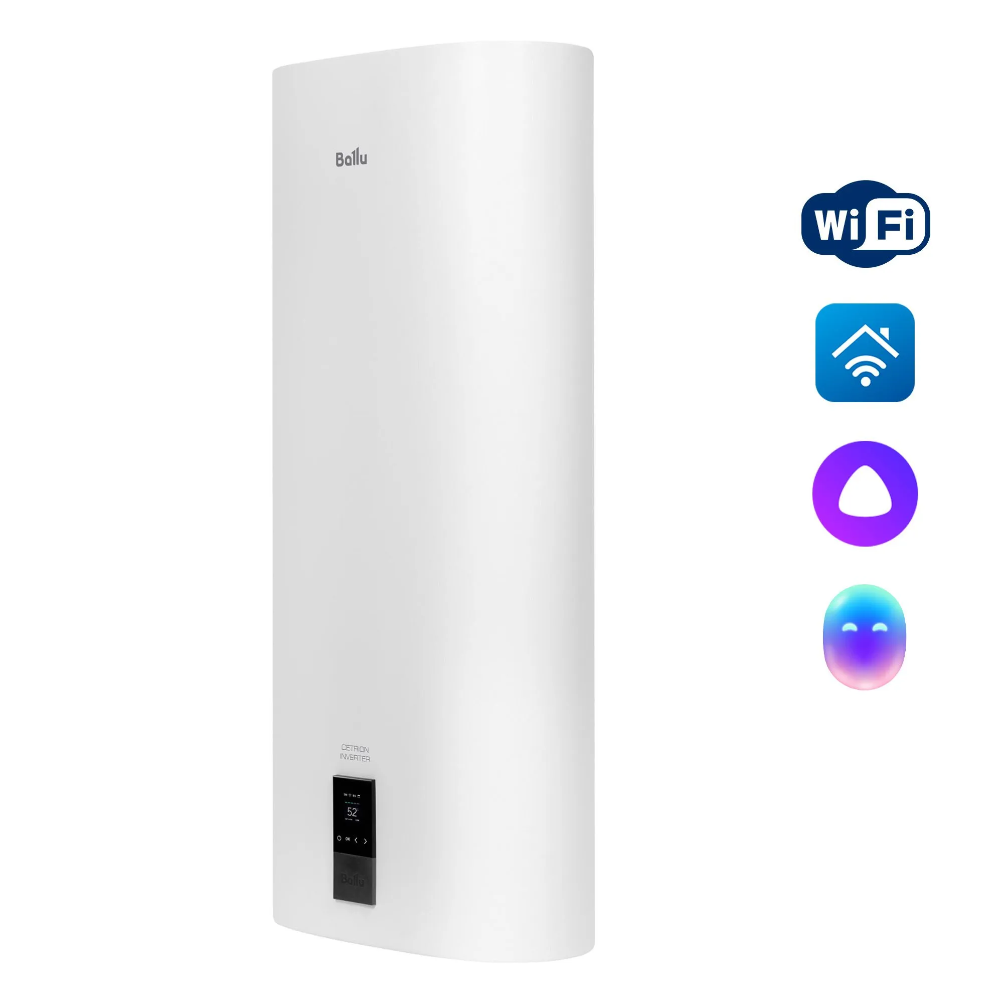 бойлер накопительный ballu bwh/s 50 cetrion inverter белый