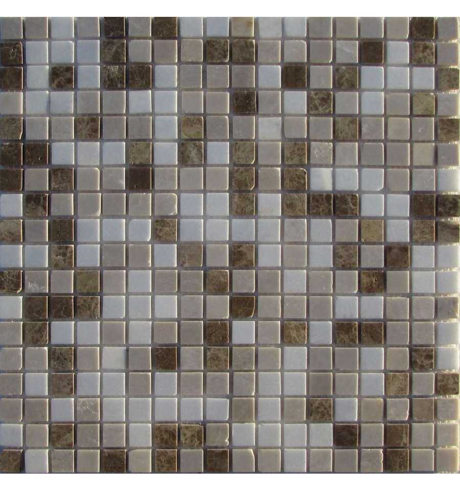 мозаика fk marble mix white cream 15-4p 30.5 х 30.5