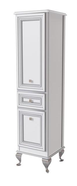 шкаф-пенал напольный caprigo fresco l 10650l-b016 белый левый