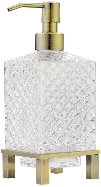 дозатор жидкого мыла boheme royal crystal 10224